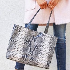 Summer & Rose Rosie Snakeskin Tote